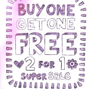 🏷️🏷️BUY 1 GET 1 FREE SALE🎈🎀